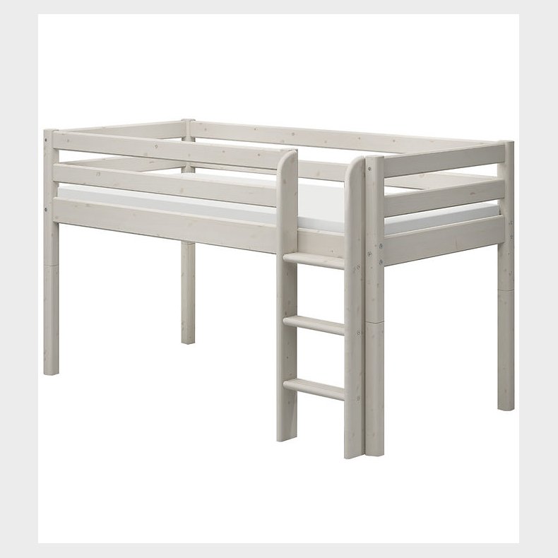 Flexa Halvhj Seng m. Lige Stige - Classic - 210x110x120 cm - Hv