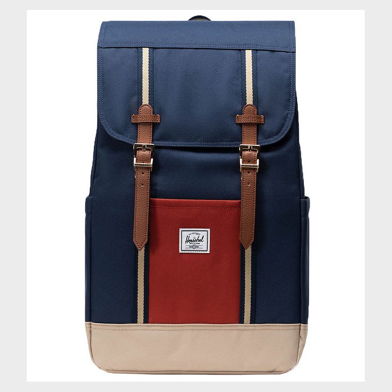 Herschel Rygsk - Retreat - Black Iris/Red Ochre/Twill