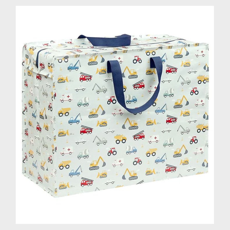 A Little Lovely Company Opbevaringspose - 58x26x46 cm - Vehicles