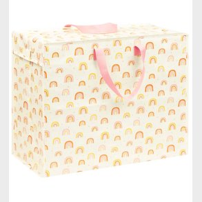 A Little Lovely Company Opbevaringspose - 58x26x46 cm - Rainbows