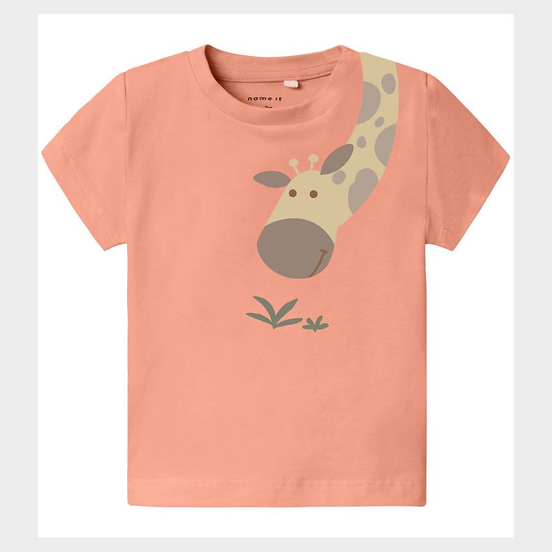 Name It T-Shirt - NbmHogan - Papaya Punch