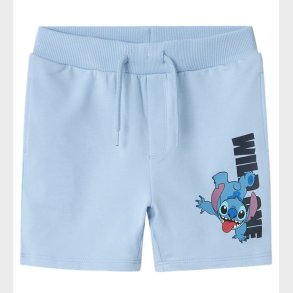 Name It Sweatshorts - NmmAmit Stitch - Chambray Blue
