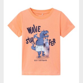 Name It T-shirt - NmmHug - Papaya Punch