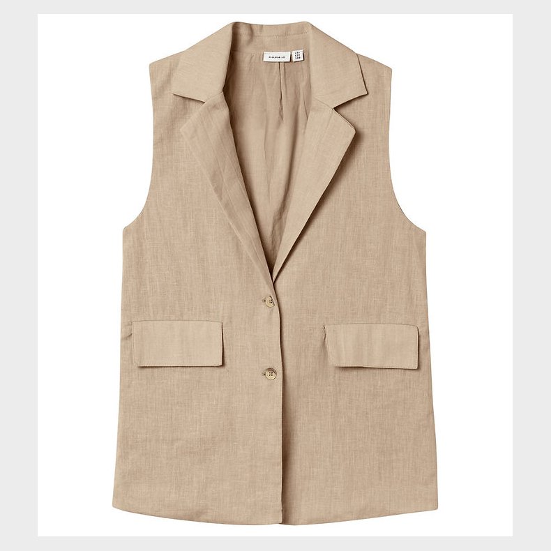 Name It Vest - NkfFalinnen - Humus