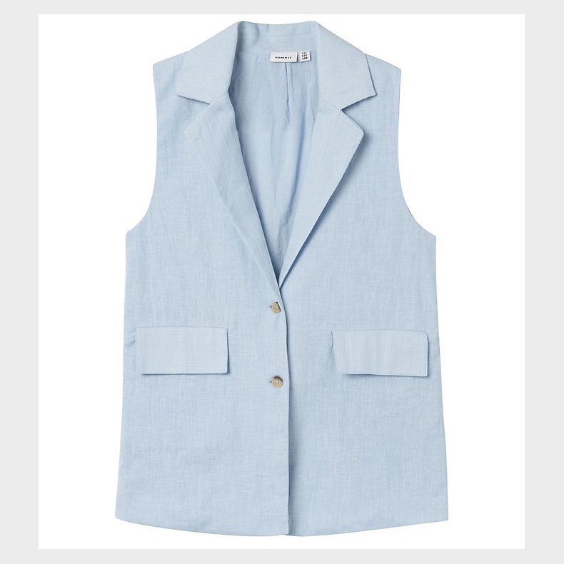 Name It Vest - NkfFalinnen - Chambray Blue