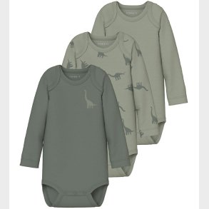 Name It Body l/ - Noos - NbmBody - 3-pak - Agave Green