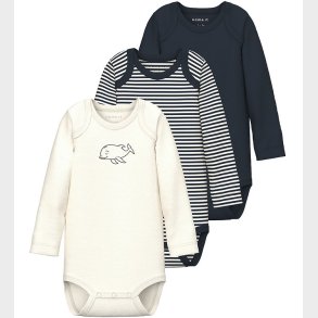 Name It Body l/ - Noos - NbnBody - 3-pak - Dark Sapphire
