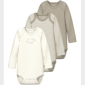 Name It Body l/ - Noos - NbnBody - 3-pak - Pure Cashmere