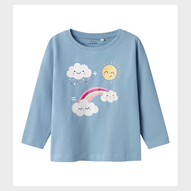 Name It Bluse - NmfVix - Endless Sky/Sky - Sun And Rainbow