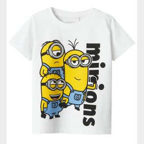 Name It T-shirt - NmmJule Minions - Bright White