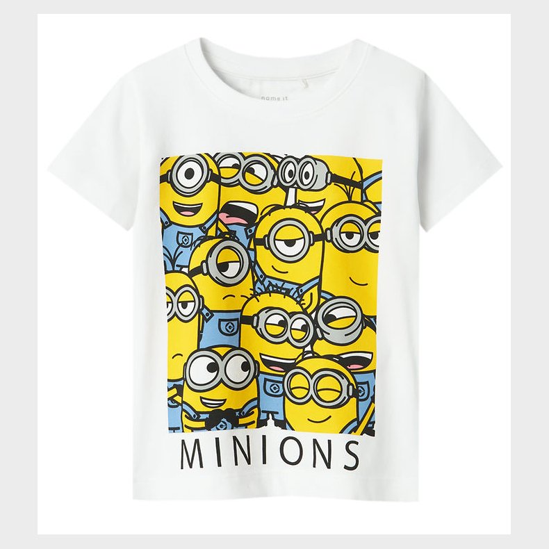 Name It T-shirt - NmmJule Minions - Bright White