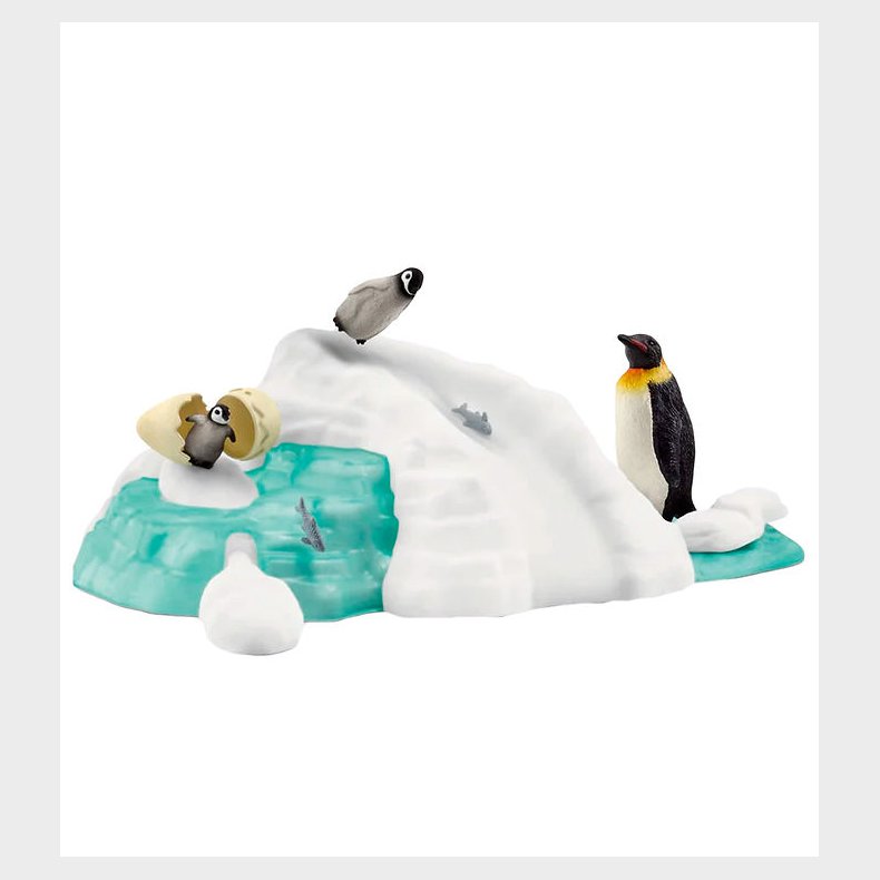 Schleich Wild Life - 24x23x9,3 cm - Pingvin Familiesjov 42661