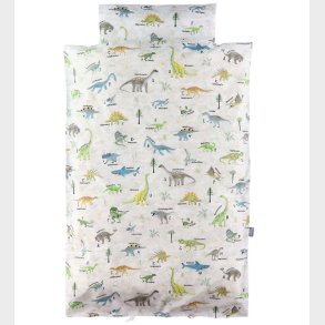 Nrgaard Madsens Sengetj - Baby - Hvid m. Dino