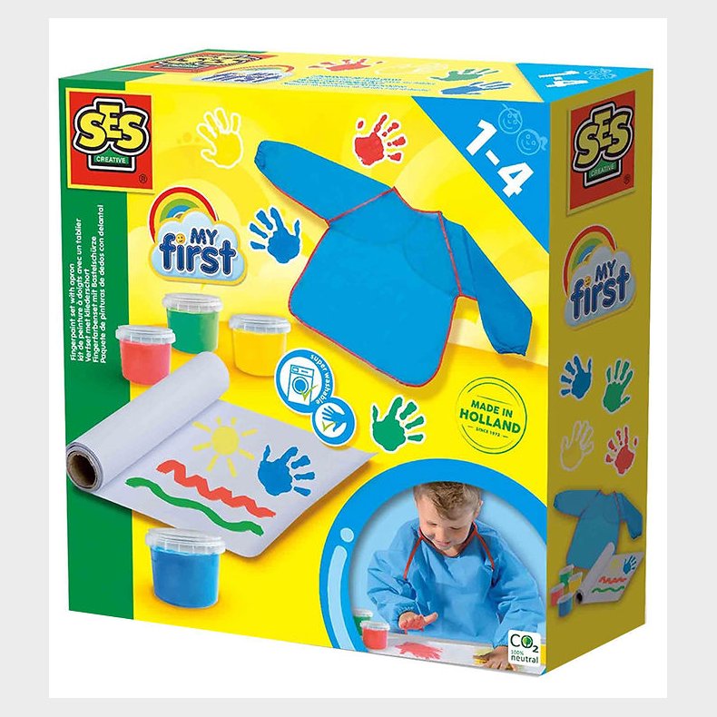 SES Creative - Min F�rste Fingermaling m. Forkl�de