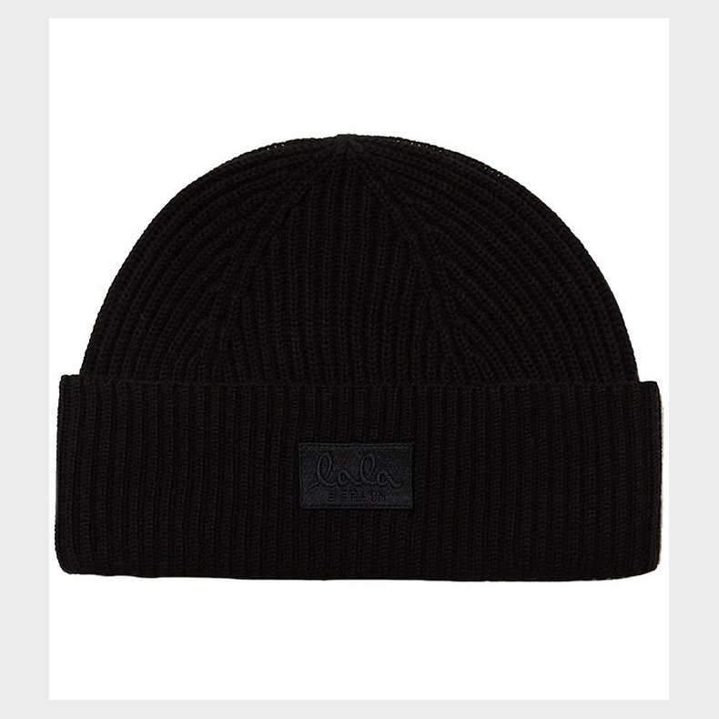 Lala Berlin Hue - Uld/Akryl - Lines - Sort