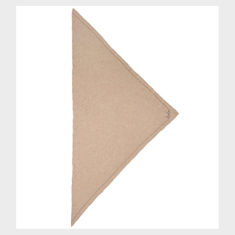 Lala Berlin Trklde - 162x85 - Triangle Solid Logo M - Dune Bei