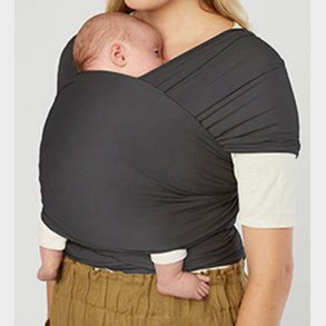 Ergobaby Strkvikle - Aura Wrap Knit - Soft Black