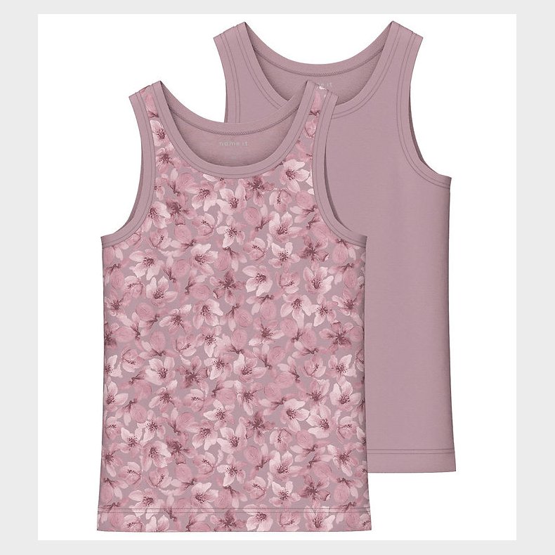 Name It Undertrje - Noos - NmfTank - 2-pak - Mauve Shadows