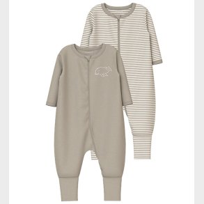 Name It Natdragt - Noos - NbnNightsuit - 2-pak - Pure Cashmere