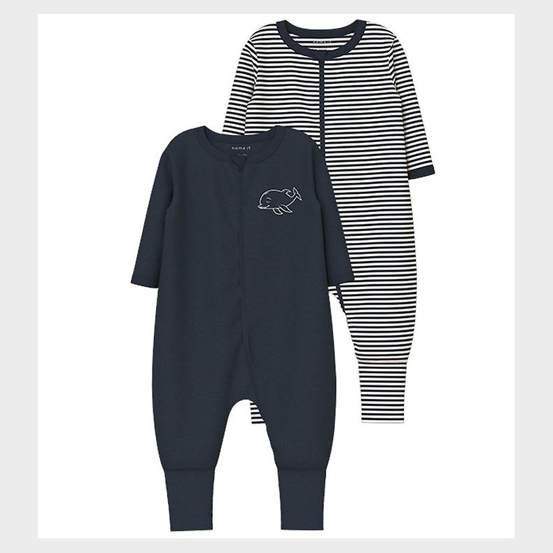 Name It Natdragt - Noos - NbnNightsuit - 2-pak - Dark Sapphire