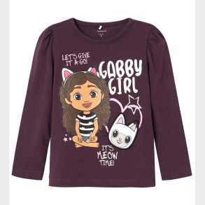 Name It Bluse - NmfJuliet Gabby - Plum Perfect