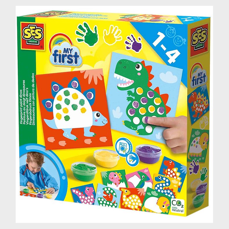 SES Creative - Min F�rste Fingermaling - Dinosaurer