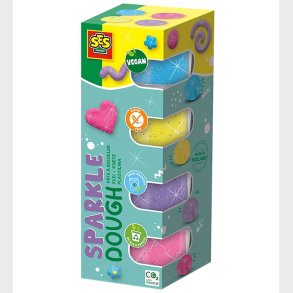 SES Creative Modellervoks - 4x90gr - Silkebl�d Glitter