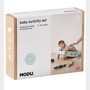 MODU Baby Motorikst - 10 Dele - Ocean Mint/Forest Green