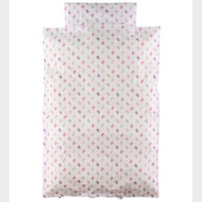 Nrgaard Madsens Sengetj - Voksen - Hvid m. Enhjrning Hoved