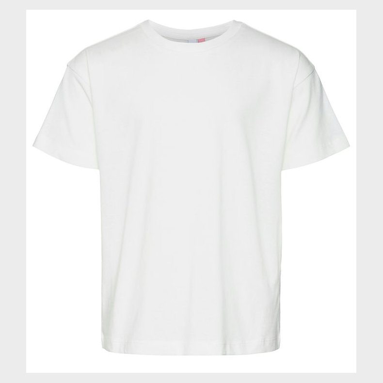 Vero Moda Girl T-shirt - VmAppleheart - Snow White/Backprint Gre