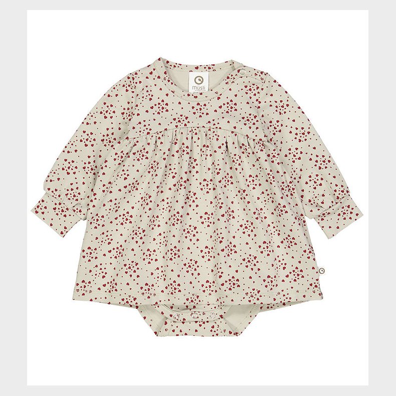 Msli Kjolebody - Love - Soft Green/Cabernet