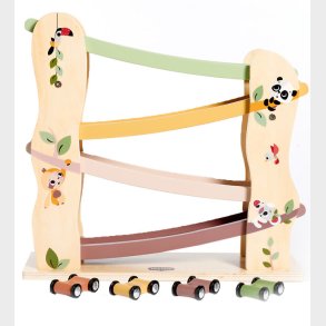 Tiny Love Bilbane m. 4 Biler - Tr� - Boho Chic