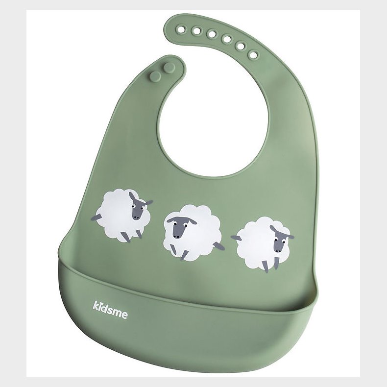 KidsMe Hagesmk - Easy Clean Bib - Grn