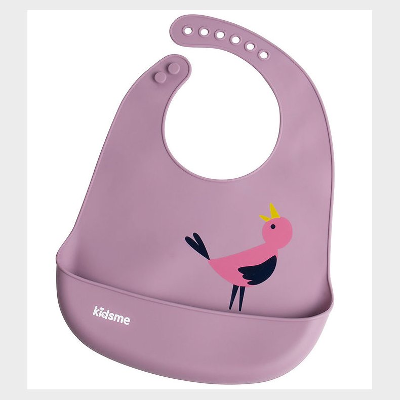 KidsMe Hagesmk - Easy Clean Bib - Plum