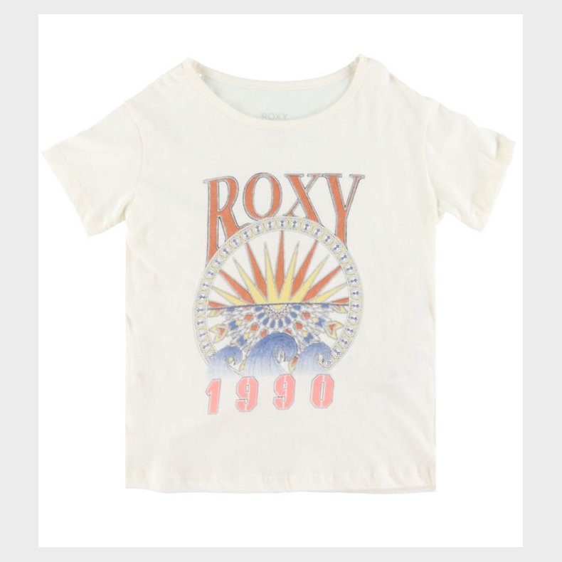 Roxy T-Shirt - Day And Night - Vintage A - Egret