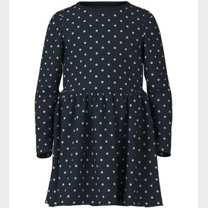 Name It Kjole - NmfVivia - Noos - Dark Sapphire/Dots Aop In Brig
