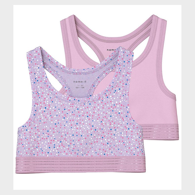 Name It Top - NkfShort - Noos - 2-pak - Pastel Lilac