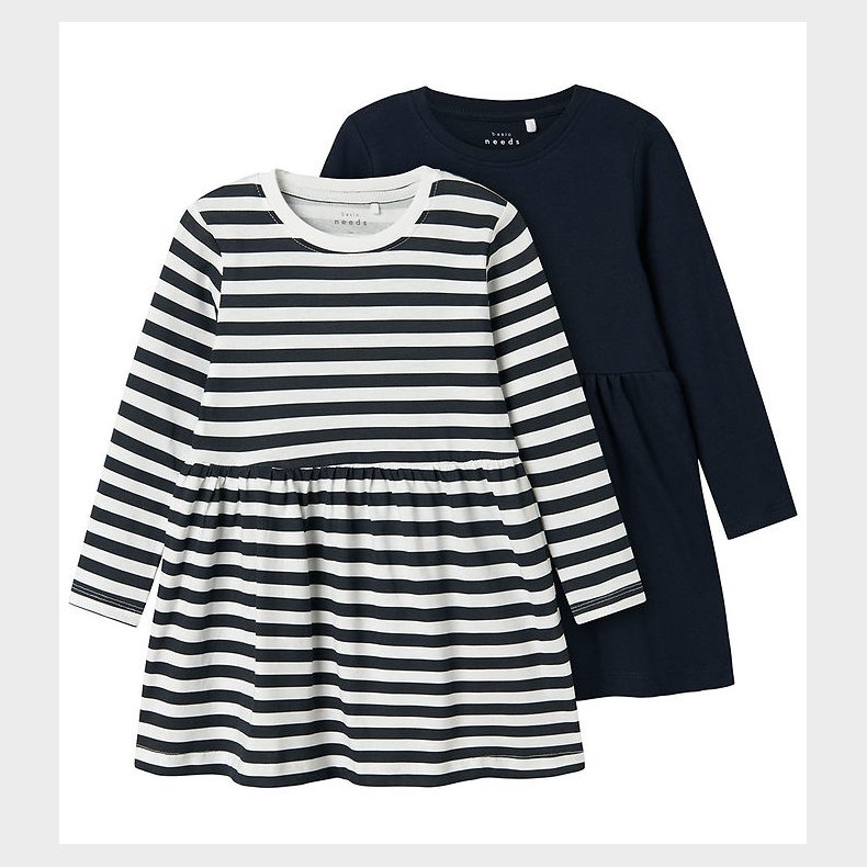 Name It Kjole - NmfVivia - Noos - 2-pak - Dark Sapphire/Pack W.