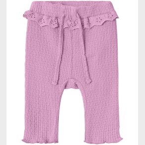 Name It Bukser - Strik - NbfLona - Pastel Lavender
