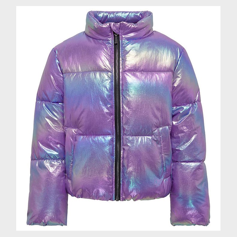 Kids Only Dynejakke - KogCeline - Purple Opulence/Metallic