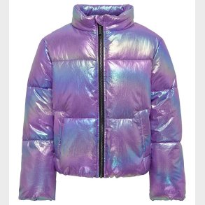Kids Only Dynejakke - KogCeline - Purple Opulence/Metallic