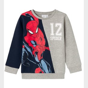 Name It Sweatshirt - NmmJakio Superman - Dark Sapphire