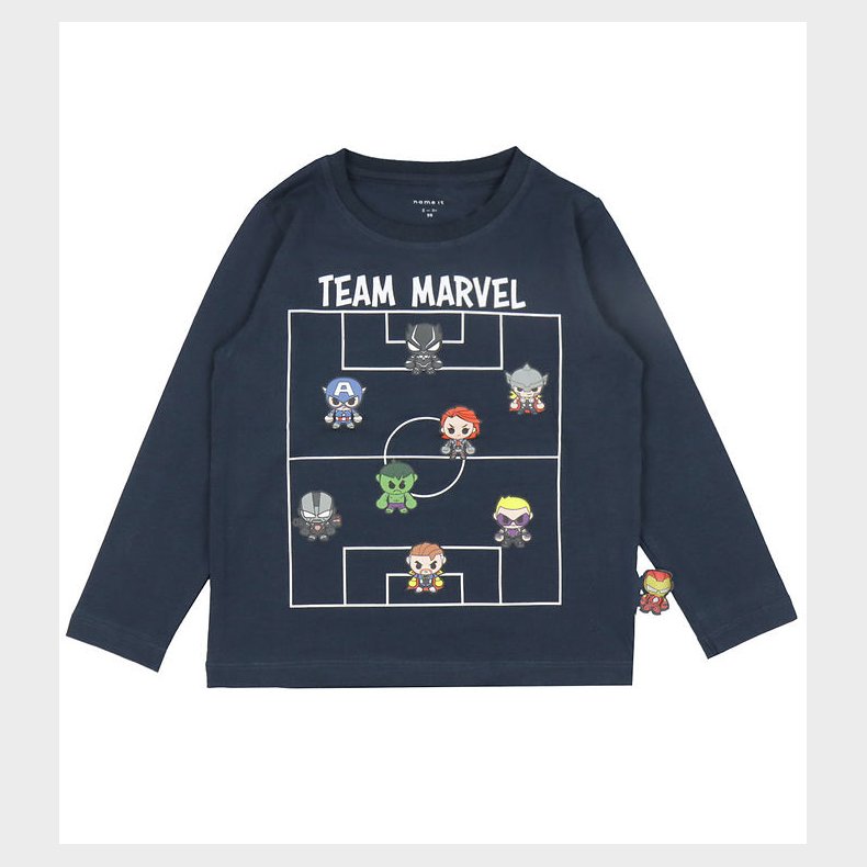 Name It Bluse - NmmJes Marvel - Dark Sapphire