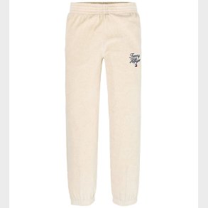 Tommy Hilfiger Velourbukser - Script - Heathered Oat