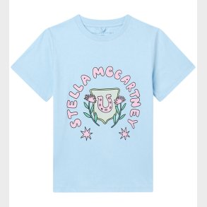 Stella McCartney Kids T-shirt - Lyesbl m. Rosa