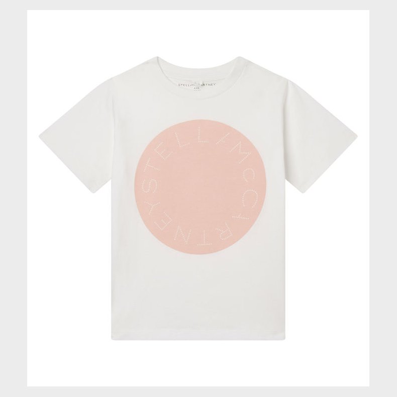 Stella McCartney Kids T-shirt - Ivory m. Rosa