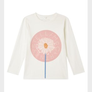 Stella McCartney Kids Bluse - Creme m. Rosa