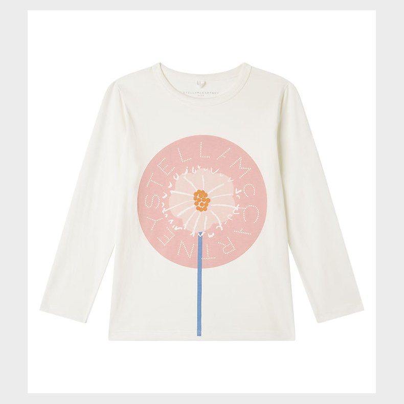 Stella McCartney Kids Bluse - Creme m. Rosa