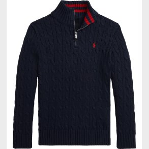 Polo Ralph Lauren Bluse m. Lynls - Strik - Navy