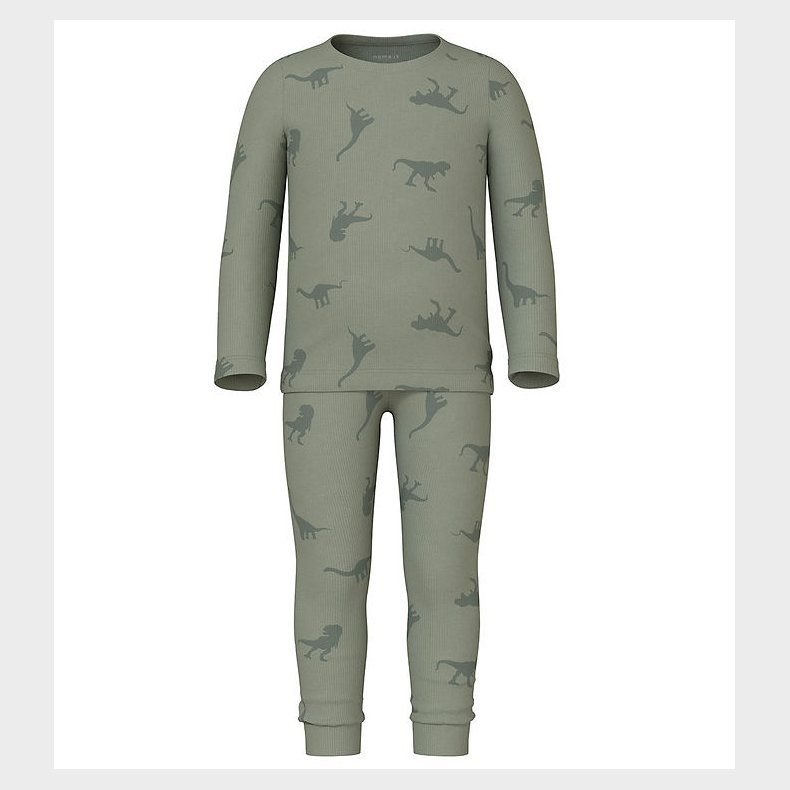 Name It Nattj - Noos - NmmNightset - Rib - Agave Green